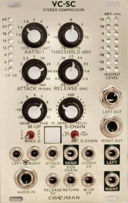 Eurorack Module VC-SC (Eggshell White) from Cwejman