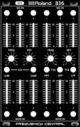 Eurorack Module 836 Filter from Frequency Central