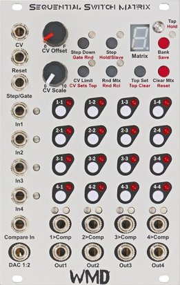 Eurorack Module Sequential Switch Matrix (SSM) from WMD