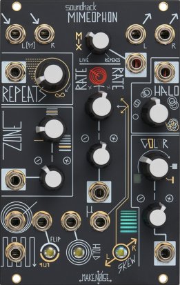 Eurorack Module Black Stereo Delay from Erica Synths