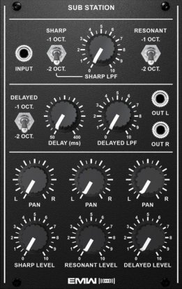 Eurorack Module Sub Station from EMW