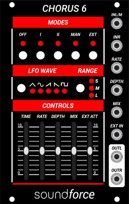 Eurorack Module Chorus 6 from SoundForce