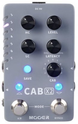 Pedals Module X2 CAB SIMULATOR from Mooer