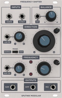 Eurorack Module Frequency Shifter from Sputnik Modular