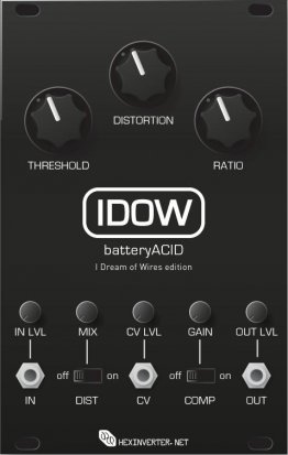 Eurorack Module batteryACID from Hexinverter Électronique