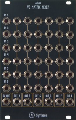 Eurorack Module AI028 Voltage Controlled Matrix Mixer from AI Synthesis