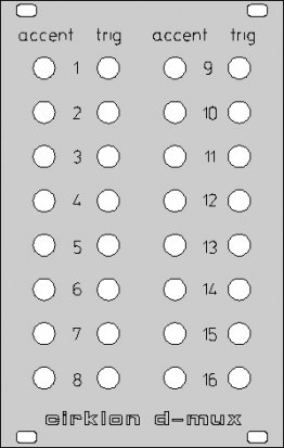 Eurorack Module Cirklon D-mux from Other/unknown