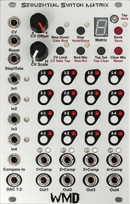 Eurorack Module Sequential Switch Matrix Duplicate from WMD