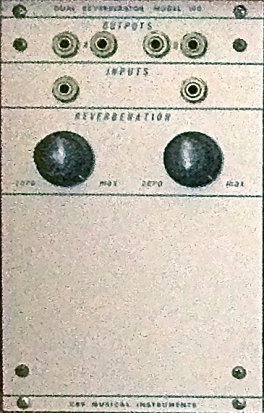 Buchla Module Model 190 Dual Reverberation Unit from Buchla