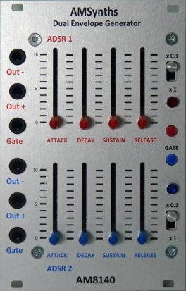 Eurorack Module AM8140 Dual ADSR from AMSynths