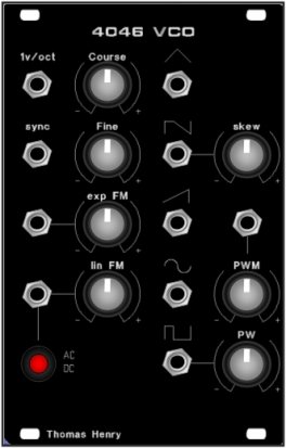 Eurorack Module X-4046 VCO from Fonitronik