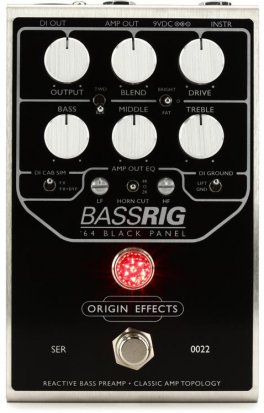 Pedals Module BASSRIG '64 BLACK PANEL from Origin Effects