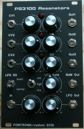 Eurorack Module PS-3100 Resonator from Fonitronik