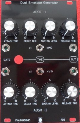 Eurorack Module SYS-700 Dual ADSR 705 from Pharmasonic