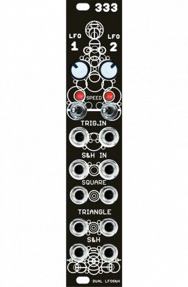 Eurorack Module 333-Dual LFO-S&H  from 333modules