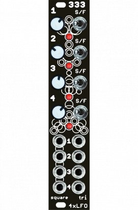 Eurorack Module 333-4xLFO from 333modules