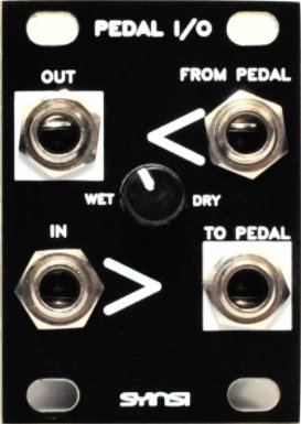 Eurorack Module Pedal IO from Syinsi