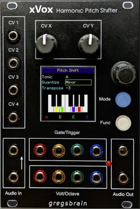 Eurorack Module xVox Harmonic Pitch Shifter  from gregsbrain