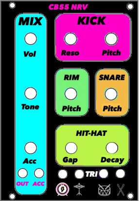 Eurorack Module CB55DIY from Other/unknown