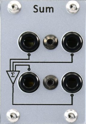 Eurorack Module Sum silver from Pulp Logic