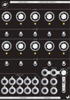 MU Module Voice Of Saturn Analog Sequencer from Caleb Condit