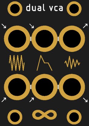 Eurorack Module 1u Dual VCA from Other/unknown