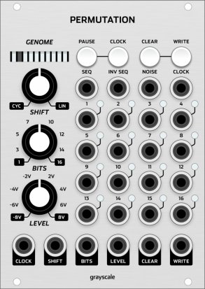 Eurorack Module Permutation (18hp) from Grayscale