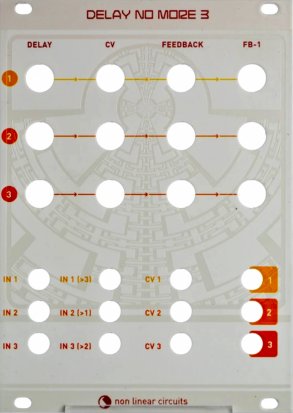 Eurorack Module Delay No More 3 Magpie Ancient White Panel from Other/unknown