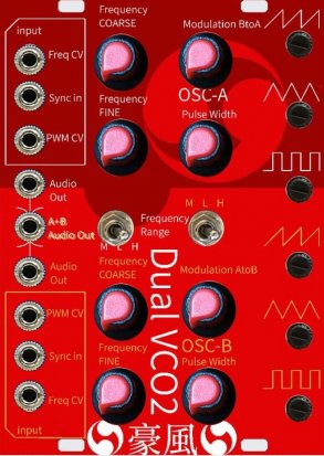 Eurorack Module Dual VCO2 豪風 lleqpue9 from Other/unknown