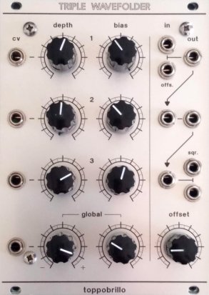 Eurorack Module toppobrillo twf+pcb (alternate panel) from Manhattan Analog