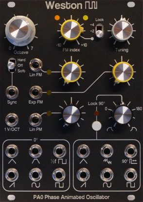 Eurorack Module PA0 Phase Animated Oscillator from Weston Precision Audio