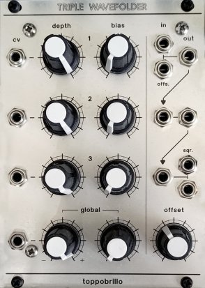 Eurorack Module Toppobrillo TWF (DIY panel) from Thonk