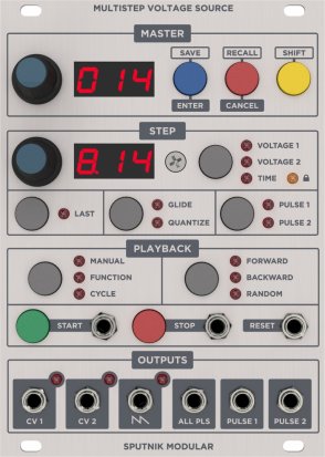 Eurorack Module Multistep Voltage Source from Sputnik Modular