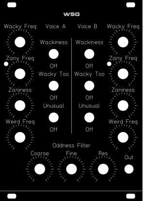 Eurorack Module Weird Sound Generator from MFOS