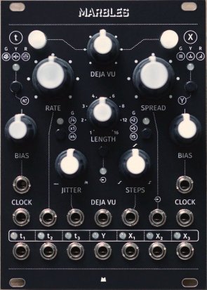 Eurorack Module Marbles - Black Panel from Mörk Modules