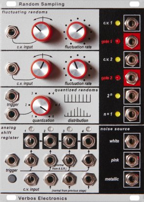 Eurorack Module Random Sampling from Verbos Electronics