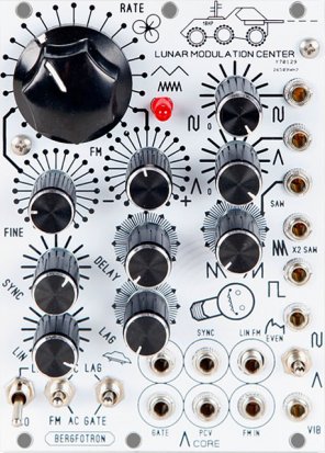 Eurorack Module LMC VCO WHITE FACEPLATE from Blue Lantern Modules