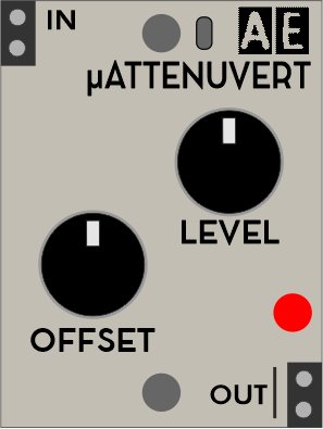 AE Modular Module µATTENUVERT from Tangible Waves