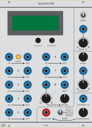 Serge Module Clee Quantizer (LCD) from Loudest Warning