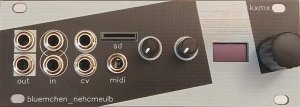 Eurorack Module kxmx_bluemchen_1u from Other/unknown