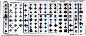 Serge Module custom signal processing panel from Serge