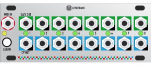 Eurorack Module TRAM8 from LPZW.modules