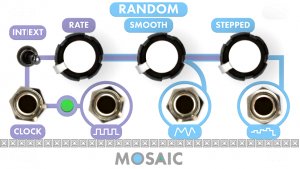 Eurorack Module Random (White Panel) from Mosaic