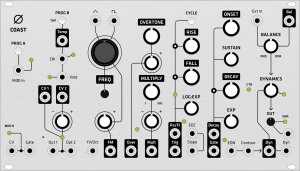 Eurorack Module 0-Coast (Grayscale panel) from Grayscale