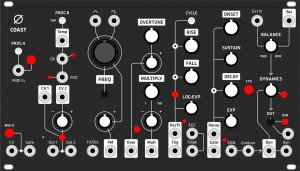 Eurorack Module 0-Coast (Grayscale black panel) from Grayscale