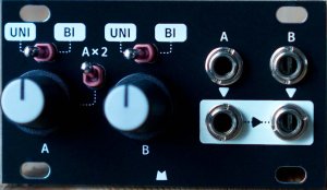 Eurorack Module Duatt 1U - Black Panel from Mörk Modules