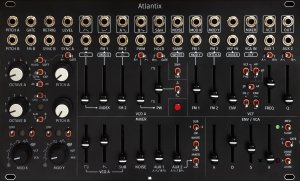 Eurorack Module Atlantix - Black Panel from Mörk Modules