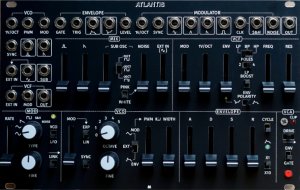 Eurorack Module Atlantis - Black Panel from Mörk Modules