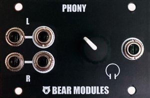 Eurorack Module PHONEY 1U from BearModules