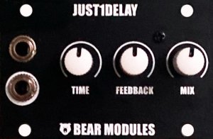 Eurorack Module JUST1DELAY from BearModules